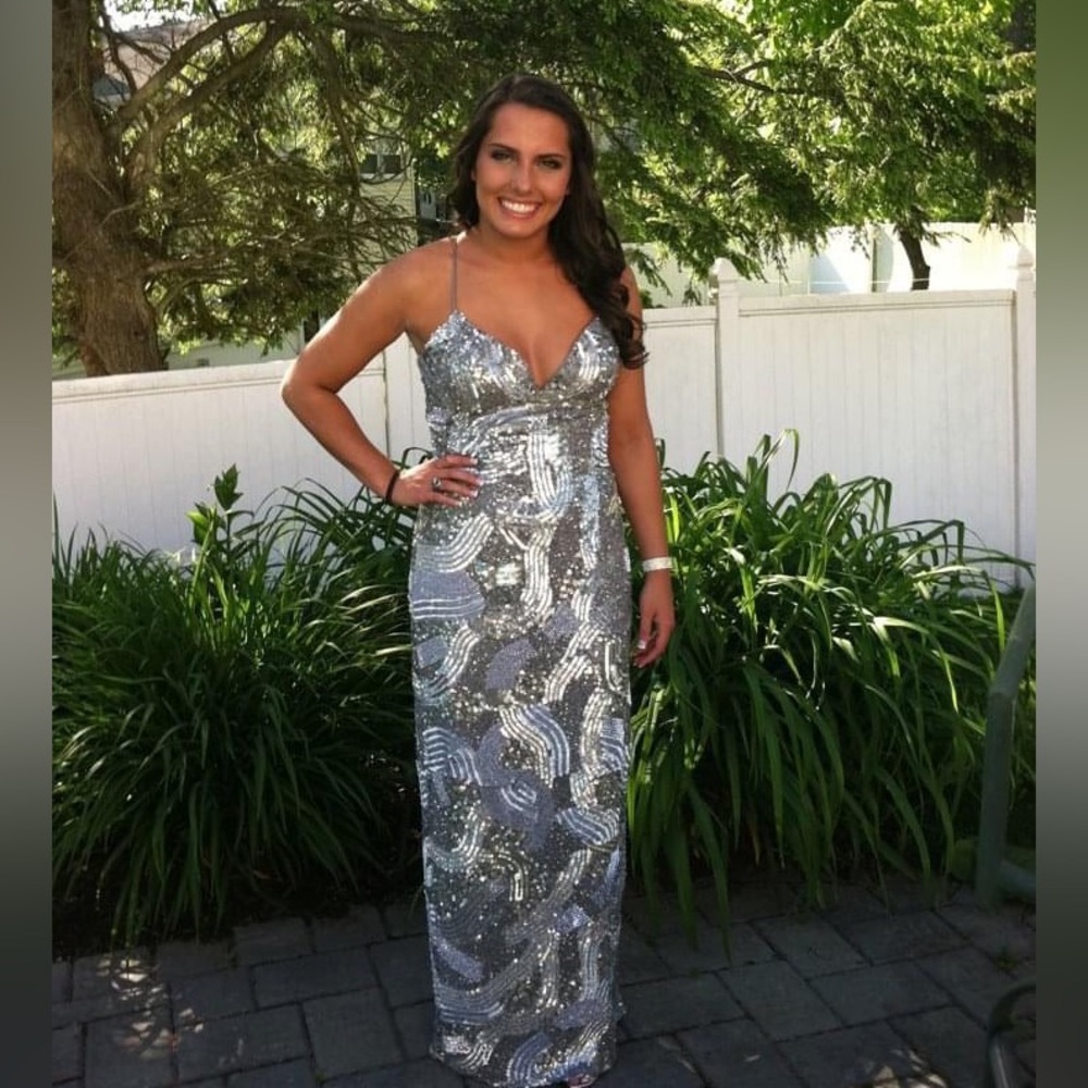 Sequin couture dress size 6 (small)